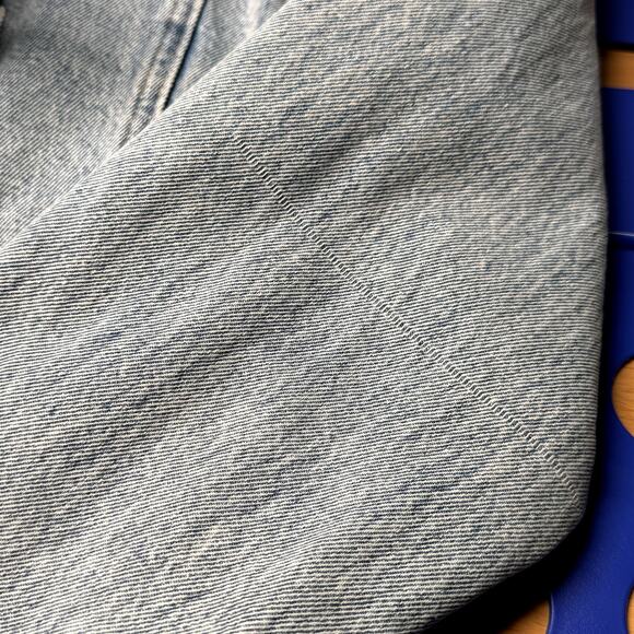 Honey Punch Soul Mates Denim Jacket Blue Patches Festival Concert Boho Size S - Picture 13 of 15